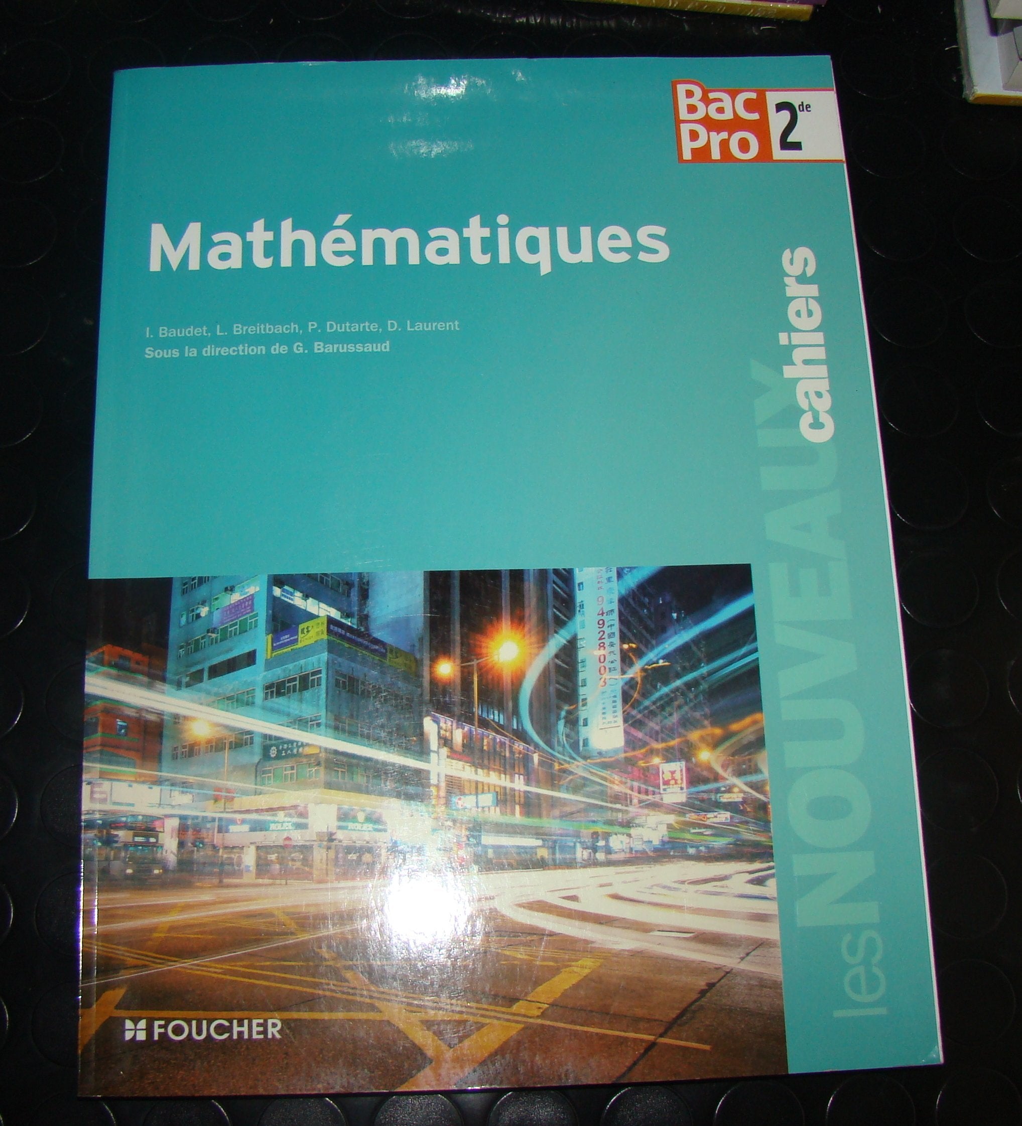 Les Nouveaux Cahiers Mathématiques Sde Bac Pro Professional & Reference Books