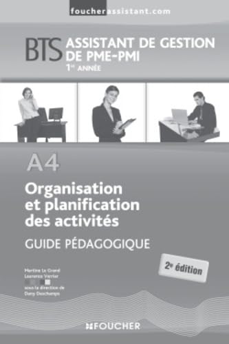 A4 Organisation et planification des activités BTS Guide pédagogique book