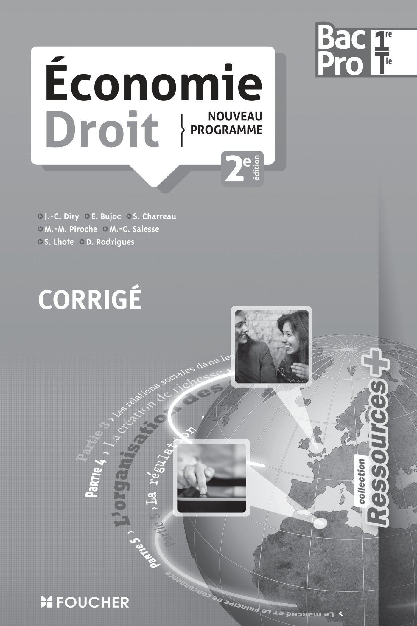 Economie Droit 1e Tle Bac Pro: Corrigé book