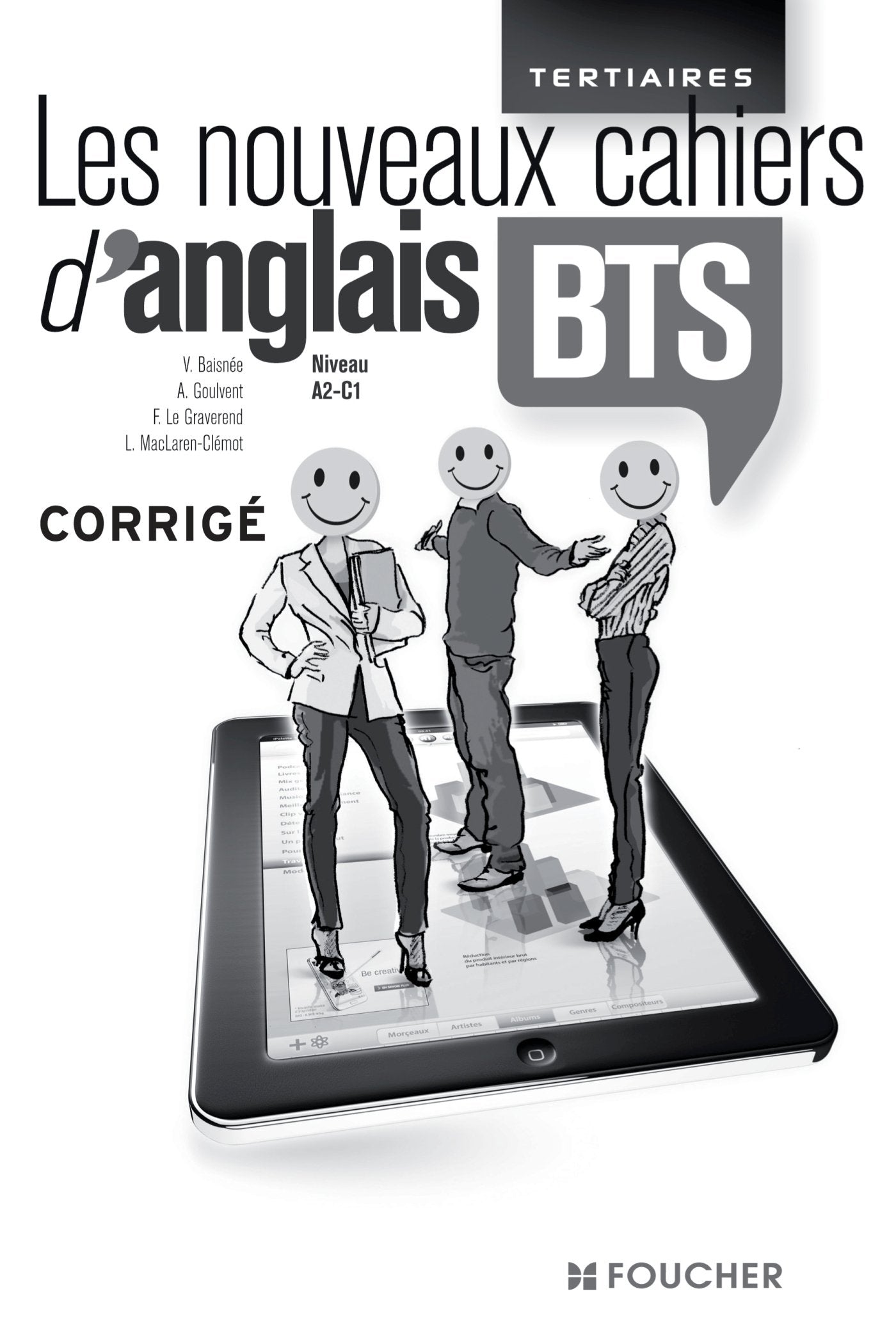 Les nouveaux cahiers d'anglais BTS: Corrigé book