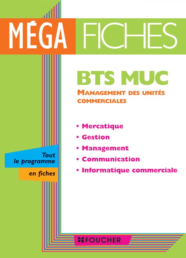 BTS MUC: Management des Unités Commerciales book