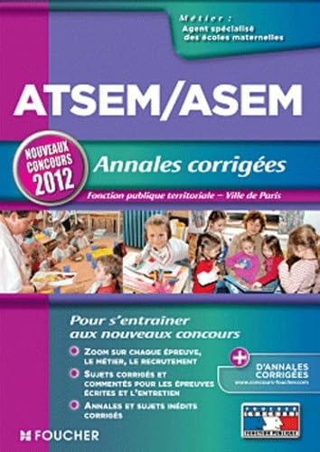Atsem/Asem - annales corrigées: Fonction publique territoriale, ville de Paris book