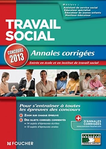 Travail social: Annales corrigées book