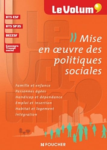Mise en oeuvre des politiques sociales Books