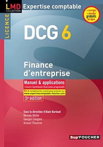 DCG 6 Finance d'entreprise book