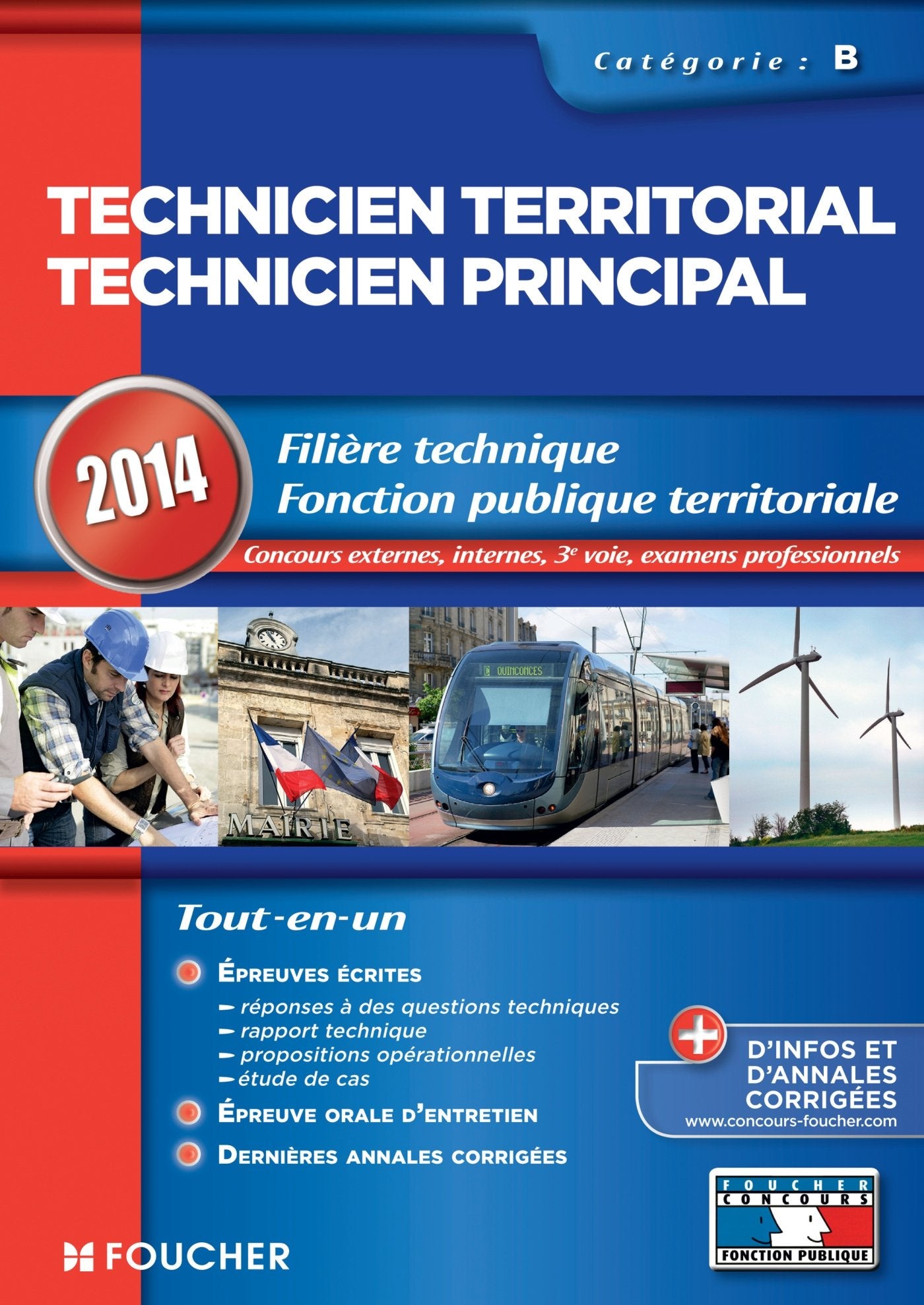 Technicien territorial, Technicien principal: Fonction publique territoriale, Catégorie B Books