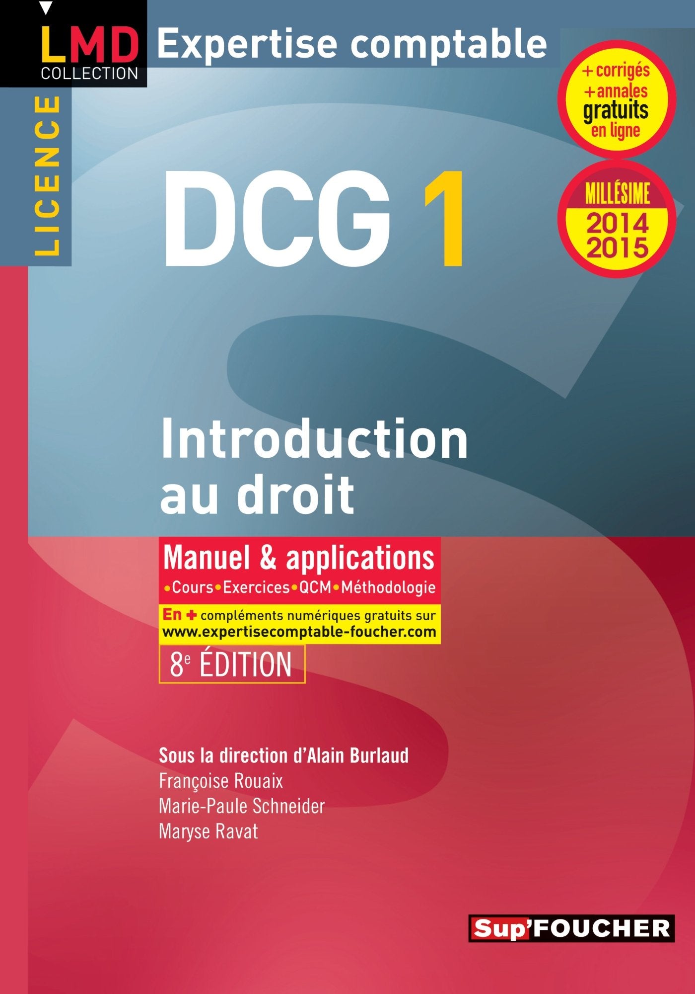 DCG 1 Introduction au droit: Manuel et applications book