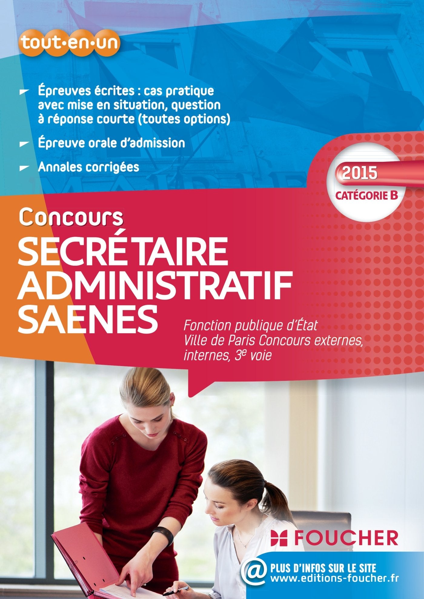 Concours secrétaire administratif SAENES: Fonction publique d'Etat, Ville de Paris Law