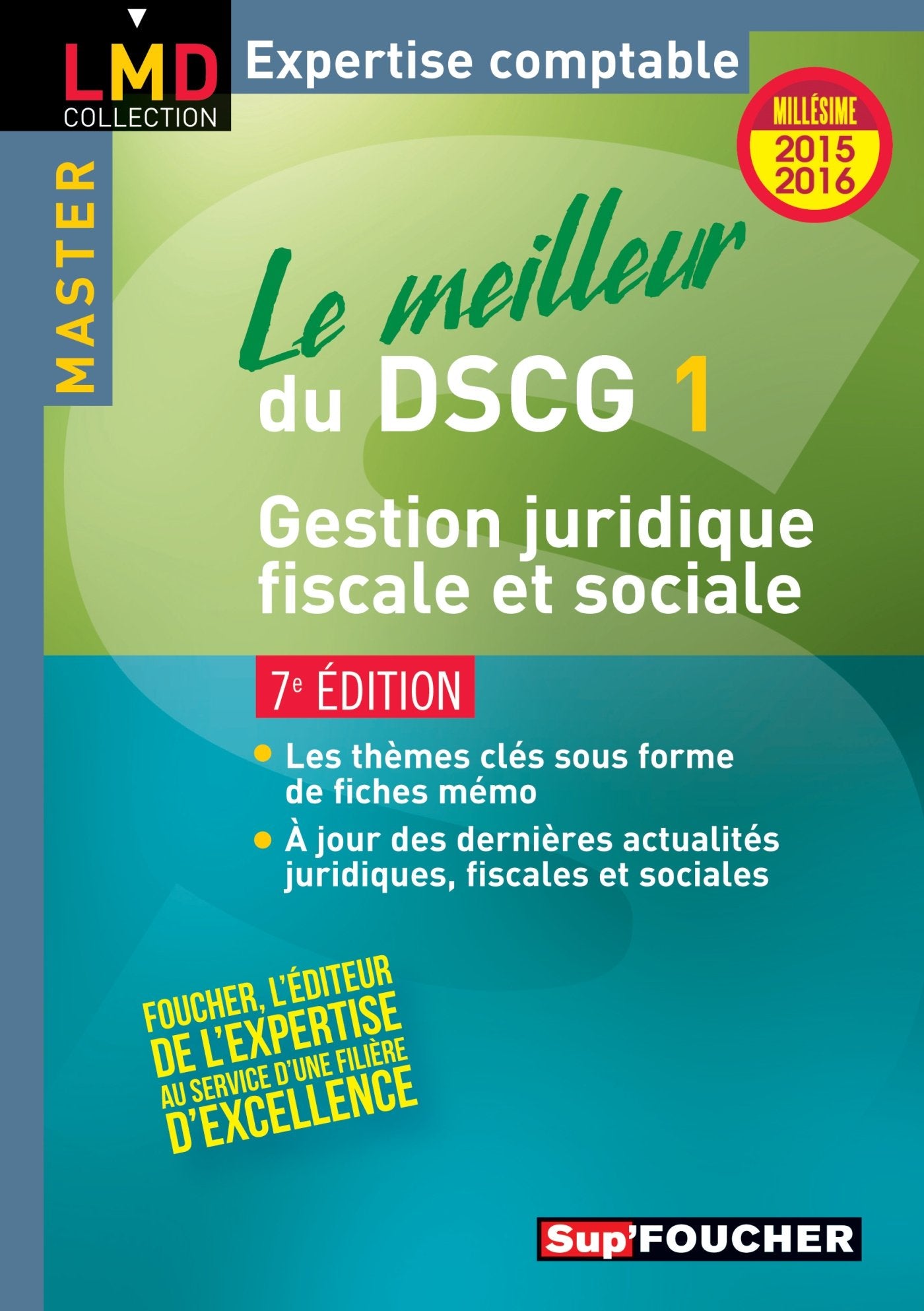 Le meilleur du DSCG 1 Gestion juridique, fiscale et sociale: Millésime 2015-2016 book