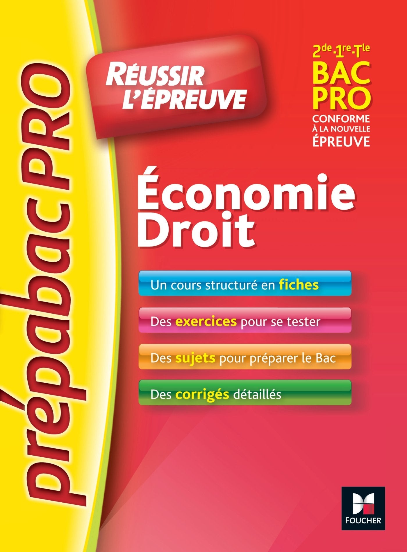 PREPABAC - Economie-Droit - Bac Pro - N°1 book