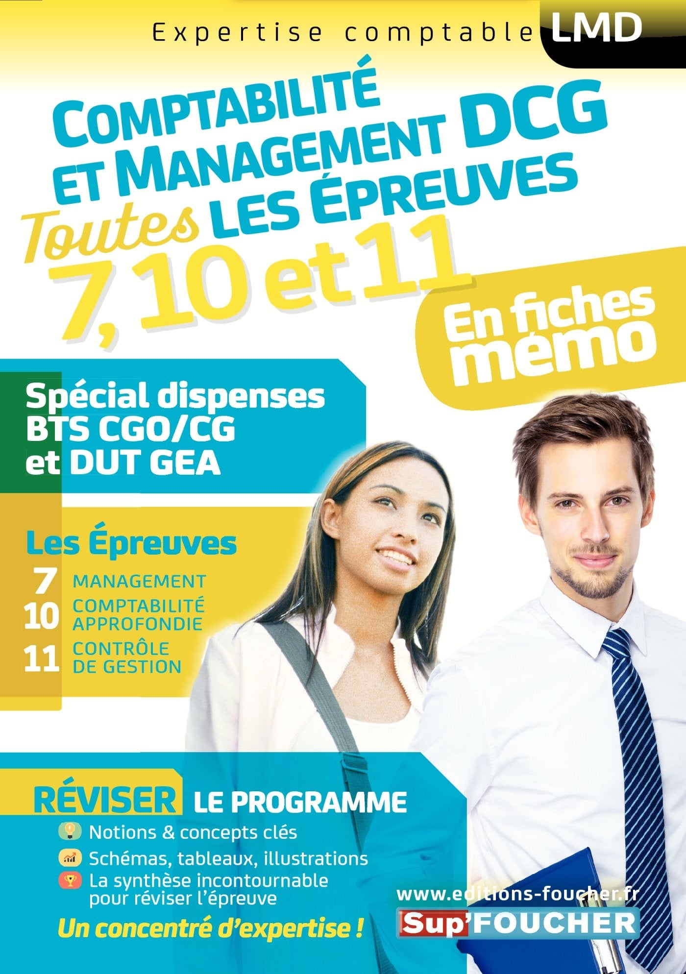 Comptabilité et management DCG, Toutes les épreuves 7, 10 et 11: En fiches mémo. Spécial dispenses BTS CGO/CG et DUT GEA book
