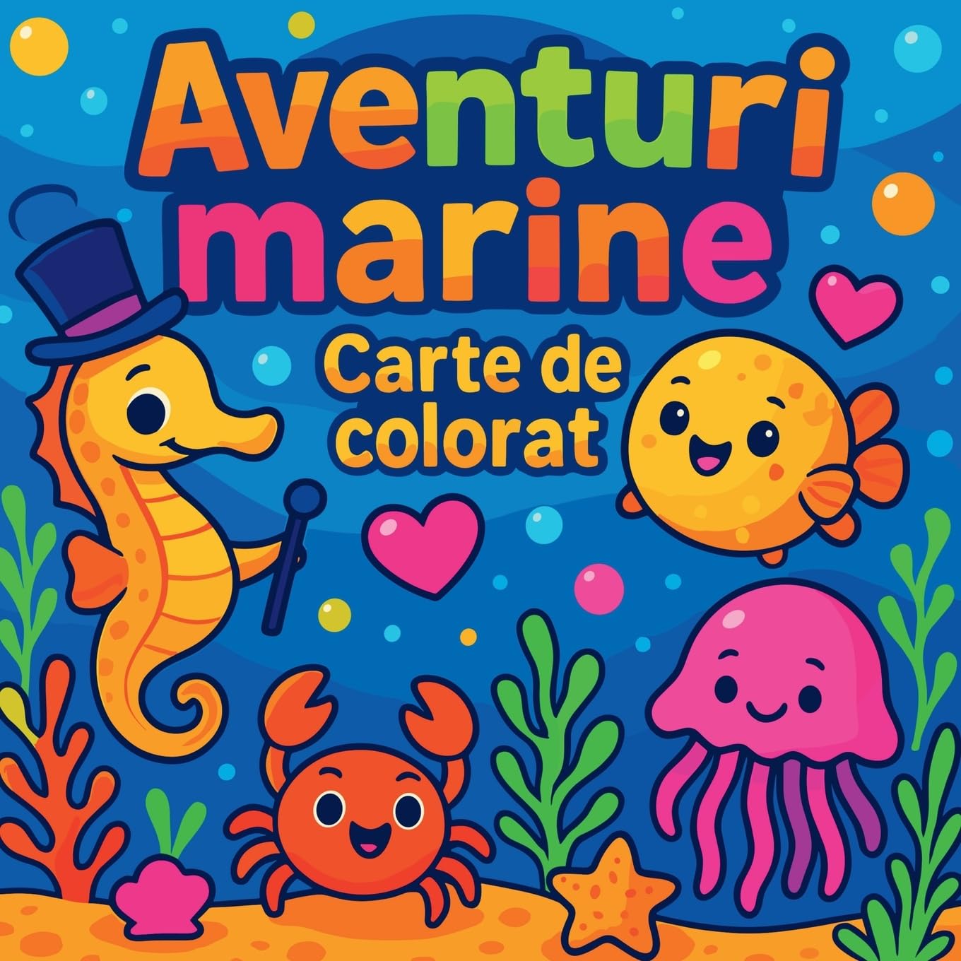 Aventuri marine - Carte de colorat pentru copii Non-fiction