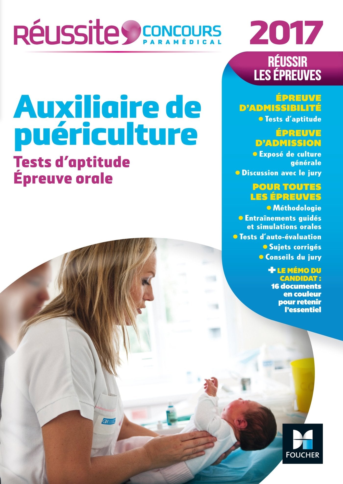 Auxiliaire de puériculture: Tests d'aptitude et épreuve orale book