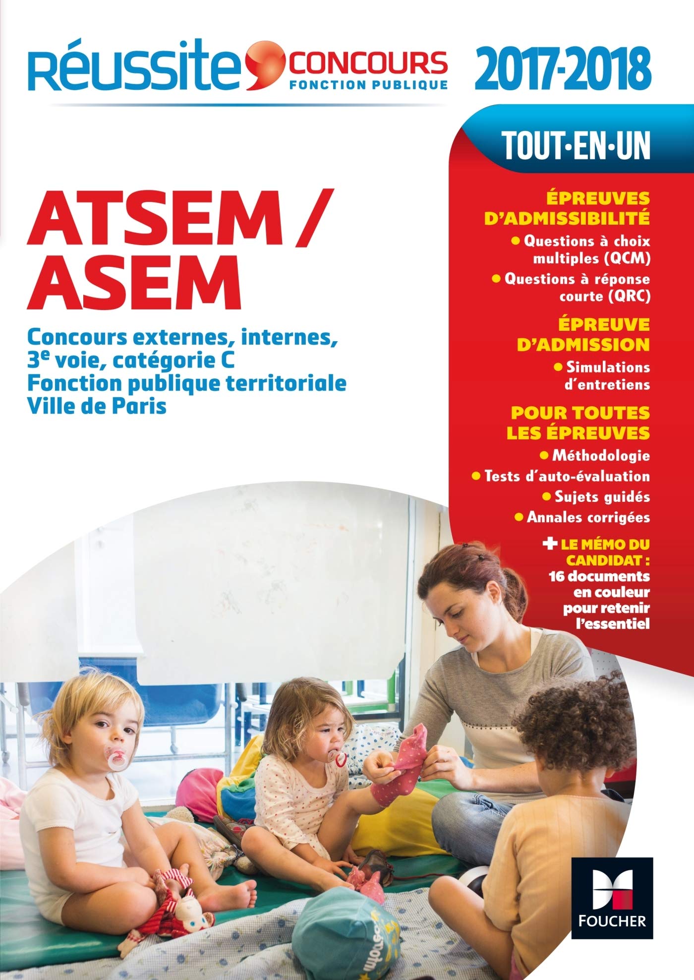 ATSEM/ASEM concours externes, internes, 3e voie, catégorie C: Fonction publique territoriale, Ville de Paris book