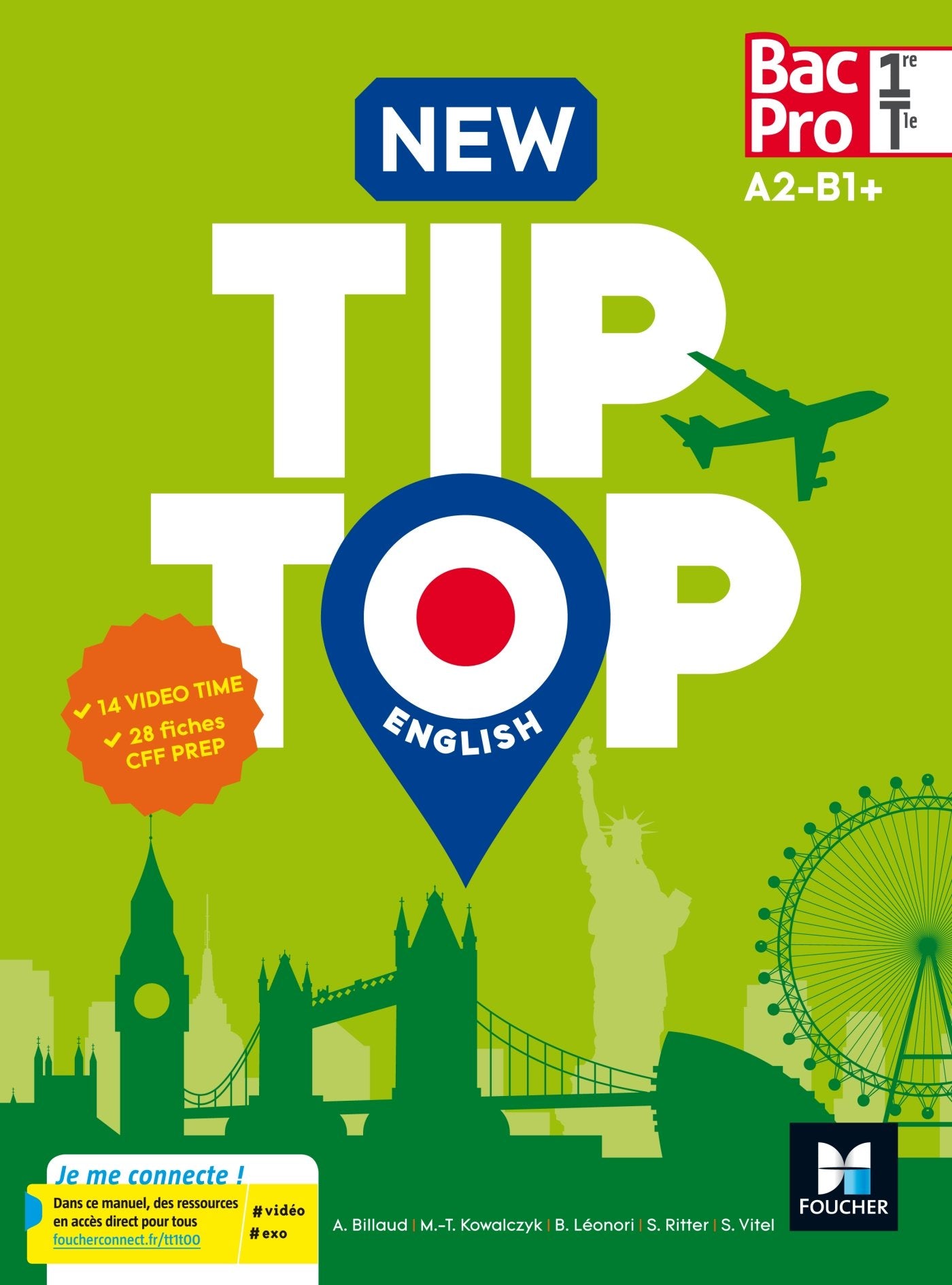 NEW TIP-TOP English 1re/Tle Bac Pro - Éd. 2017 - Manuel élève book