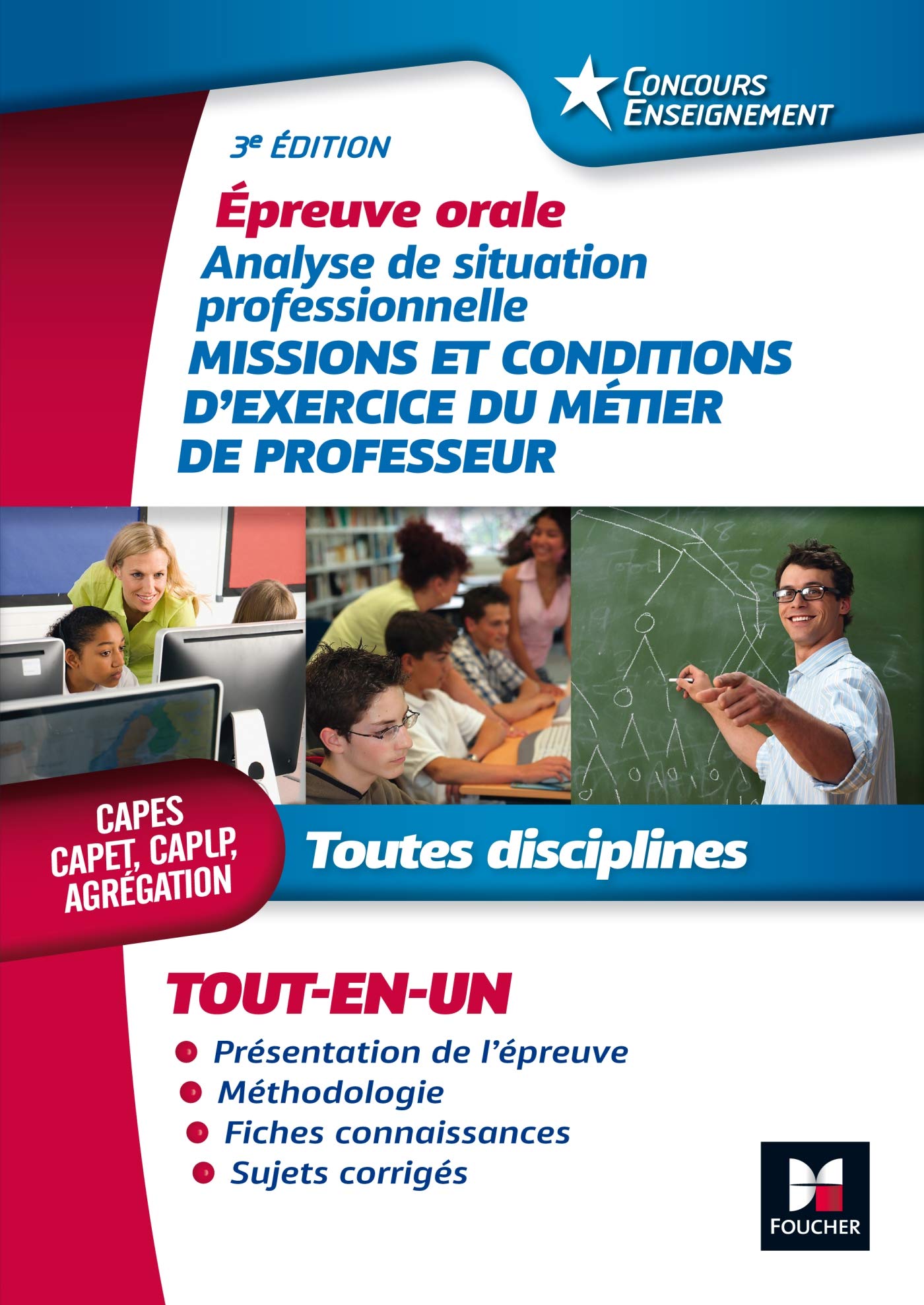 Concours Enseignement - Analyse de situation professionnelle - Oral CAPES, CAPET, CAPLP, Agrégation: Epreuve orale Toutes disciplines CAPES CAPET CAPLP Agrégation Books