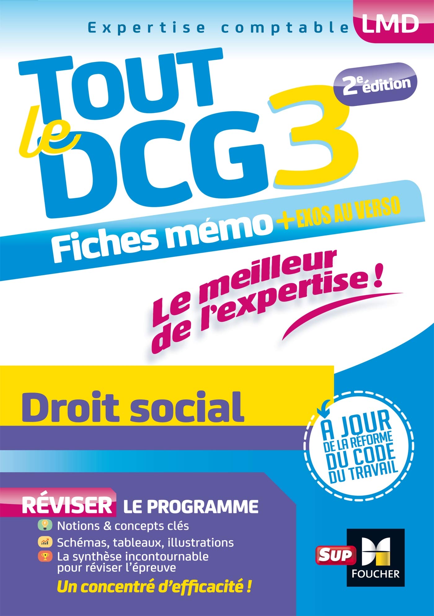 Tout le DCG 3 - Droit social - Entrainement et révision - 2ème édition: Fiches & exos Business, Finance & Career