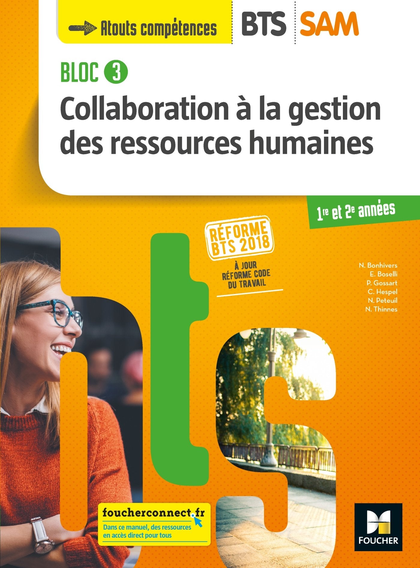 BLOC 3 - Collaboration à la GRH - BTS SAM 1re et 2e années - Éd. 2018 Books