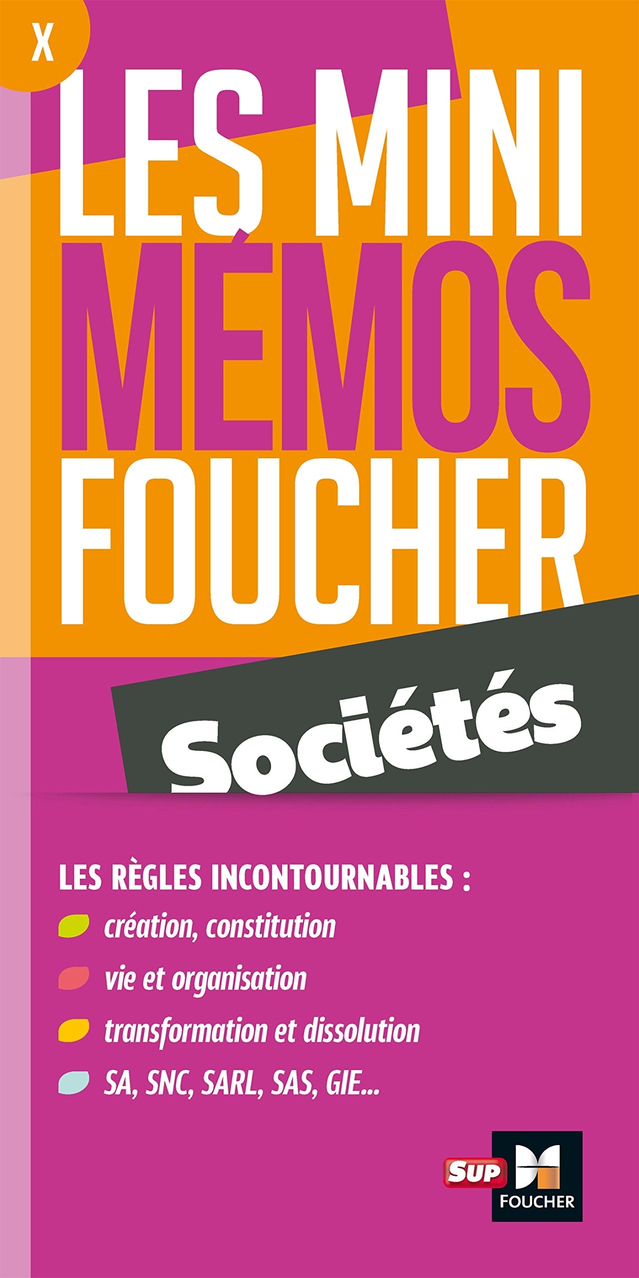 Les mini memos Foucher - Sociétés book