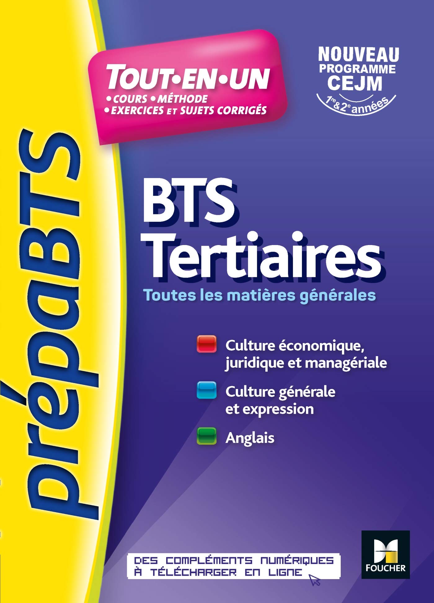 PREPABTS - Toutes les matières générales - BTS Tertiaires - Révision et entrainement book