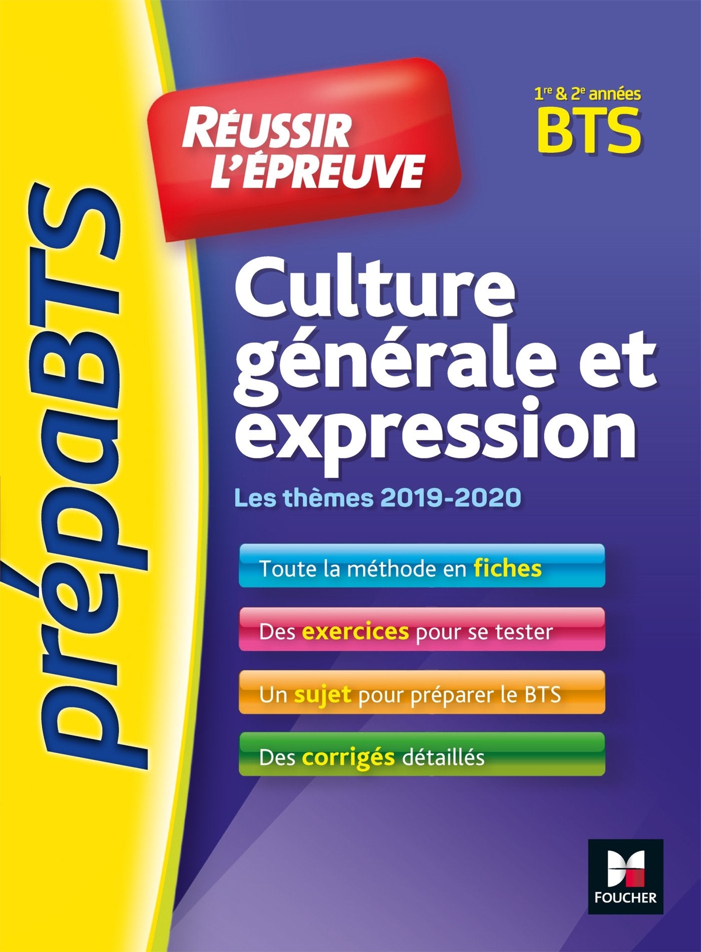 PrepaBTS - Réussir l'épreuve - Culture générale et expression - Tous BTS - Révision et entrainement Non-fiction