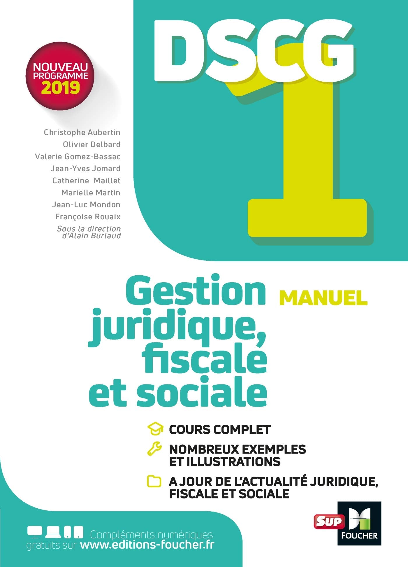 DSCG 1 - Gestion juridique fiscale et sociale - Manuel et applications book
