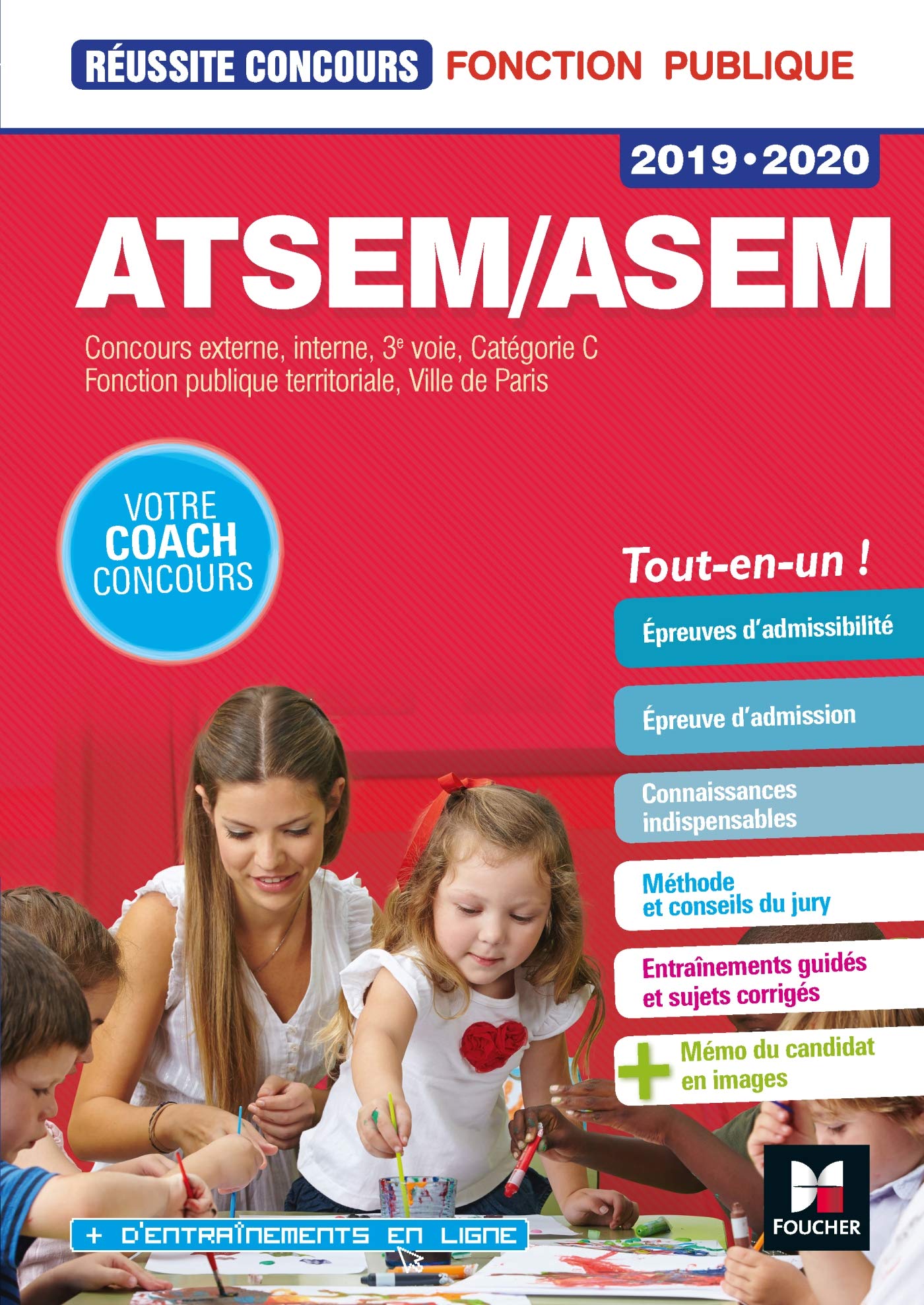 Réussite Concours ATSEM/ASEM Préparation complète - 2019-2020 - Préparation complète book