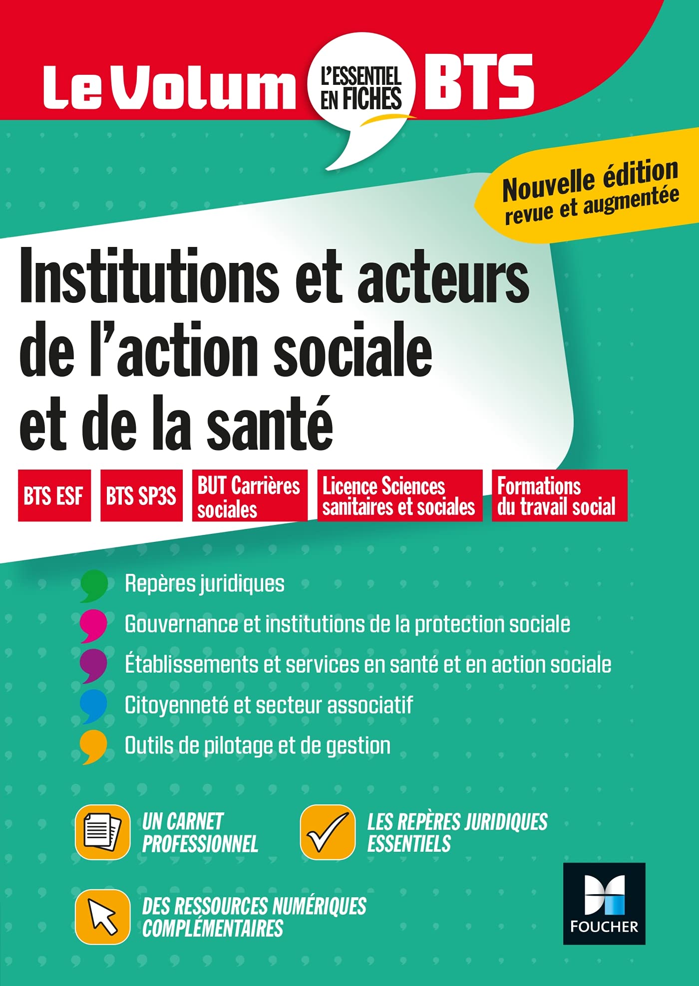 Le Volum' BTS - Institutions et acteurs de l'action sociale et de la santé - Révision Non-fiction