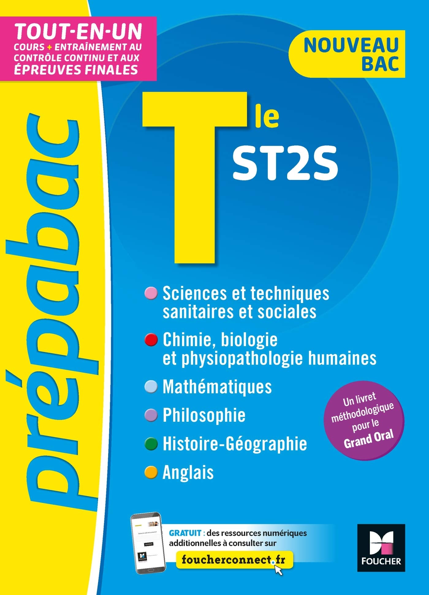 PREPABAC - Toute la terminale ST2S - Bac 2023 - Contrôle continu et épreuves finales - Révision: Cours + entraînement au contrôle continu et aux épreuves finales Professional & Reference Books