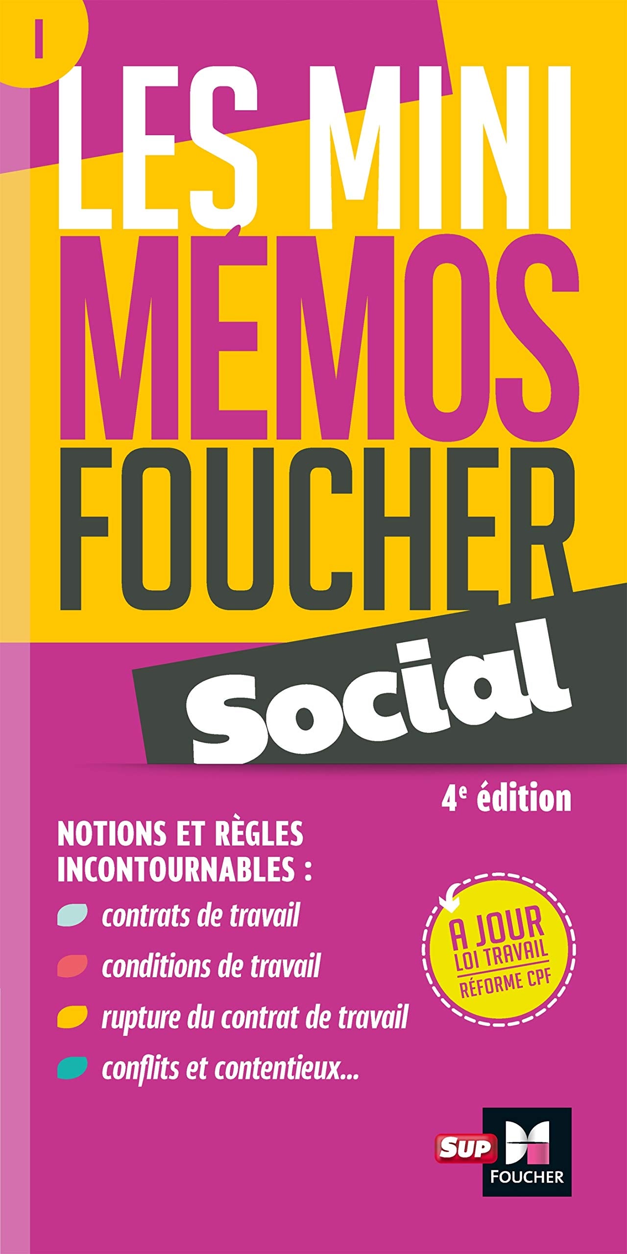 Les mini memos Foucher - Social - 4e édition - Révision Business, Finance & Career