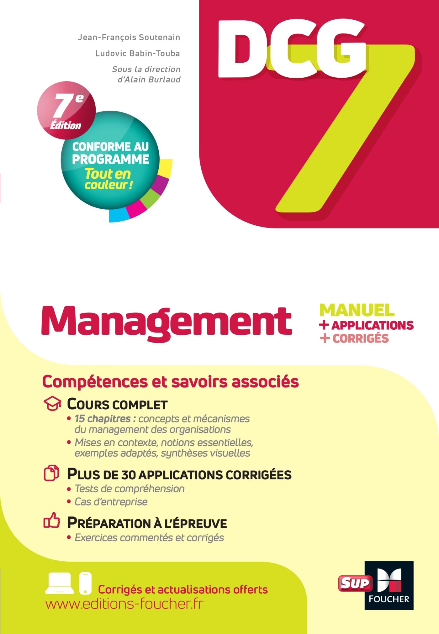 DCG 7 - Management - 7e édition - Manuel et applications: Manuel + applications + corrigés Business, Finance & Career