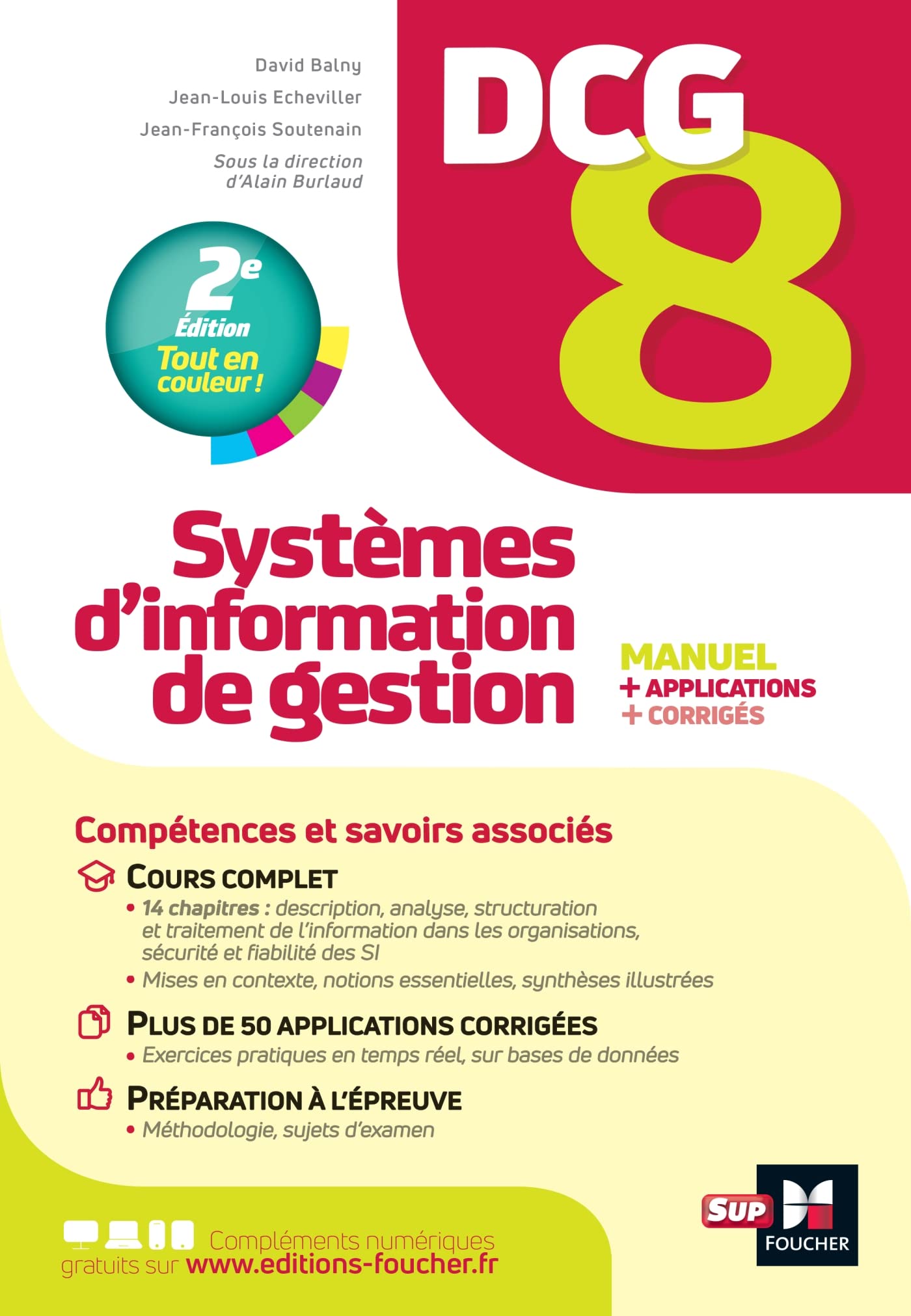 DCG 8 Systèmes d'information de gestion Manuel et applications 5e édition book