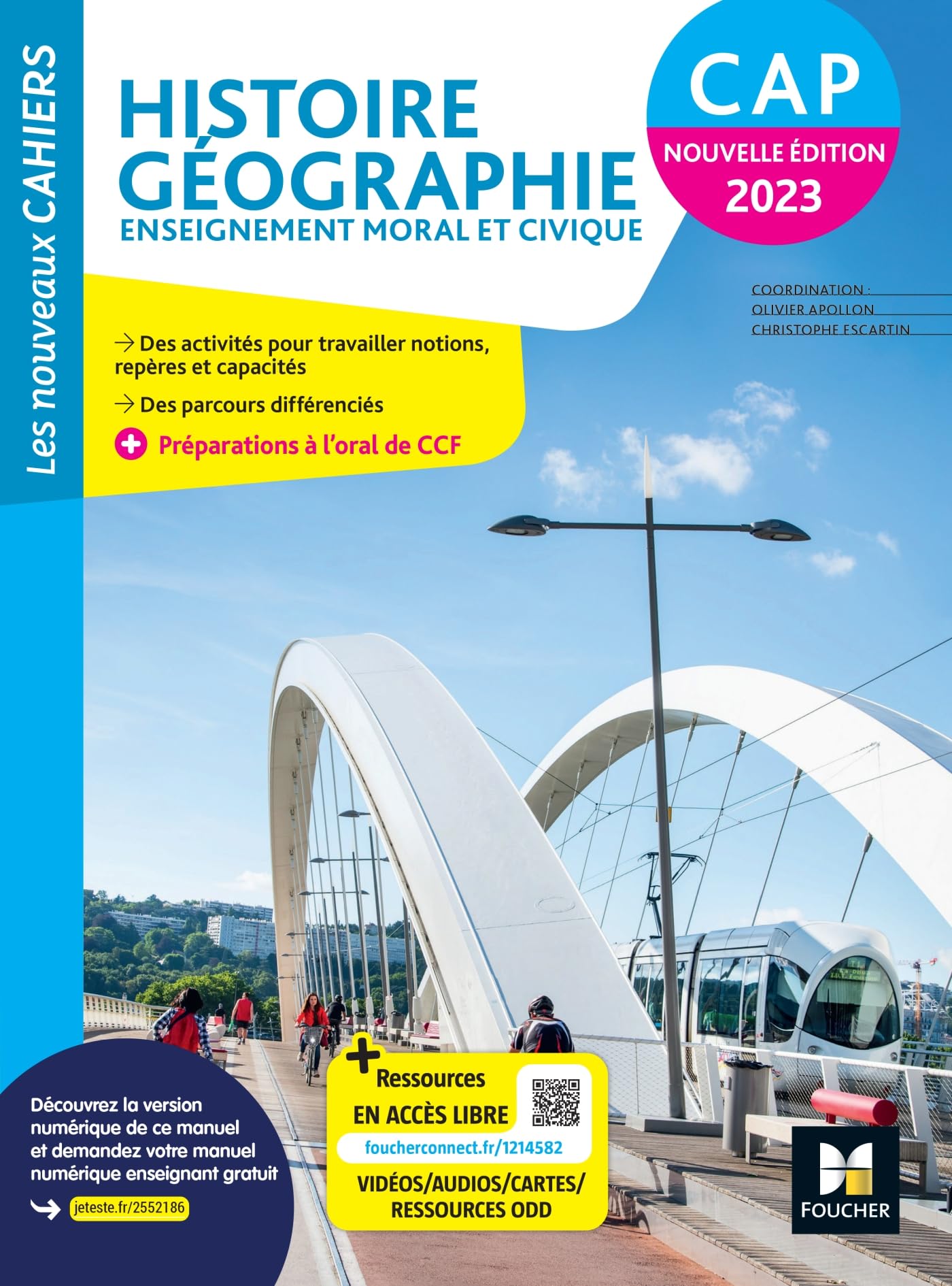 Les Nouveaux Cahiers - HISTOIRE-GEOGRAPHIE-EMC CAP - Ed. 2023 - Livre élève - Spécimen book