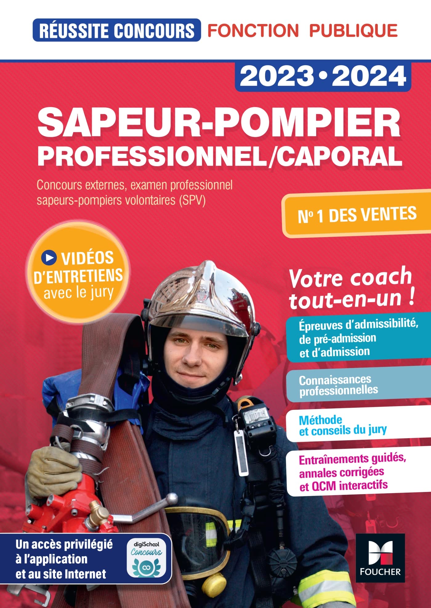 Réussite Concours Sapeur-pompier professionnel/caporal - 2023-2024 - Préparation complète: Concours externes, examen professionnel, sapeurs-pompiers volontaires (SPV) Business, Finance & Career