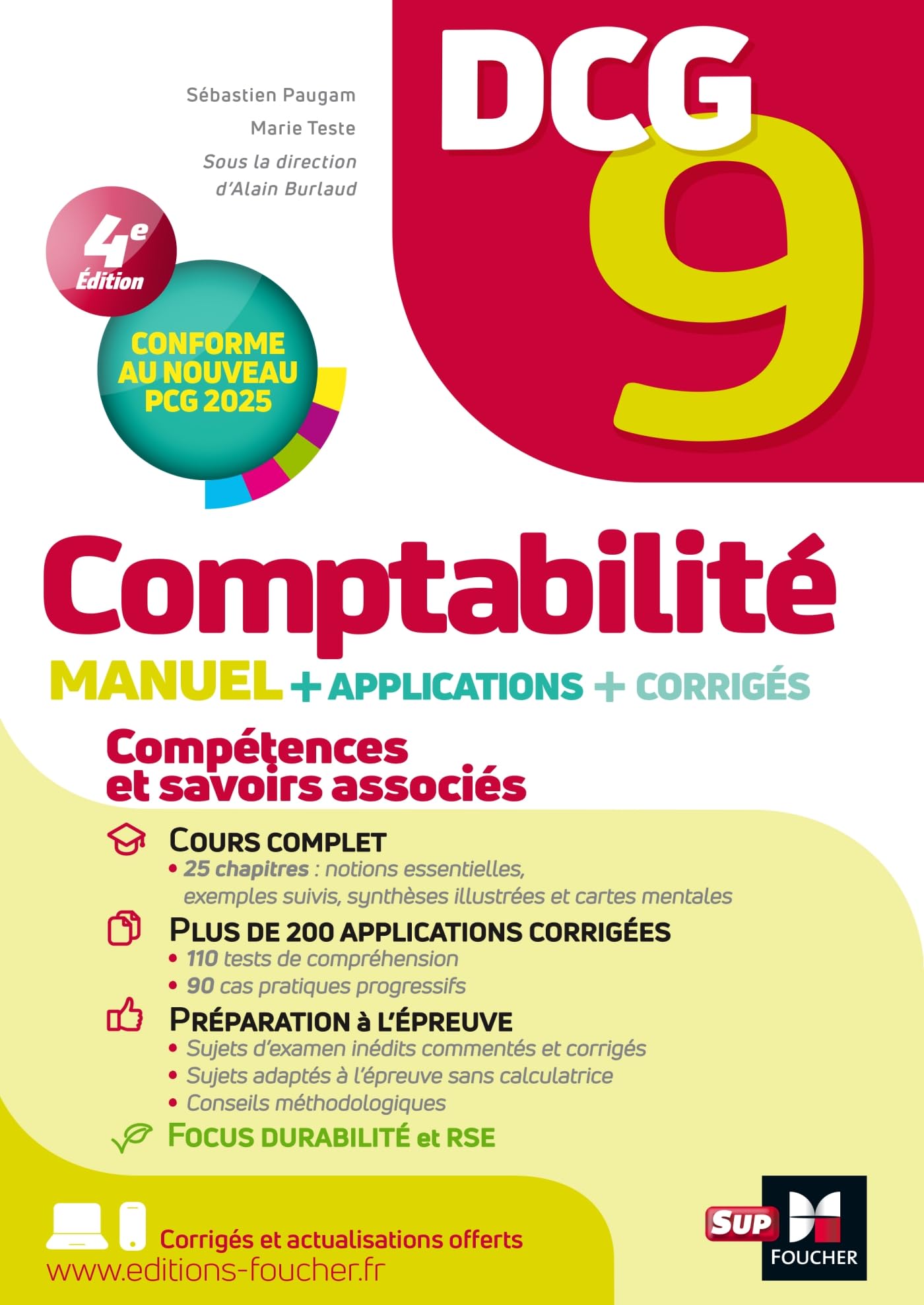 DCG 9 - Comptabilité - Manuel et applications A jour PCG 2025 édition: Manuel, cours, synthèses, conseils, exercices Business, Finance & Career