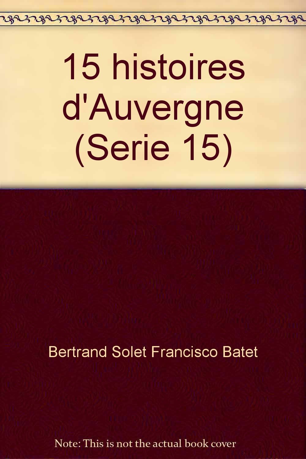 15 Quinze histoires d'Auvergne (Série Quinze) dvd