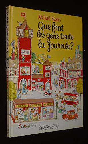 Que font les gens toute la journée? Books