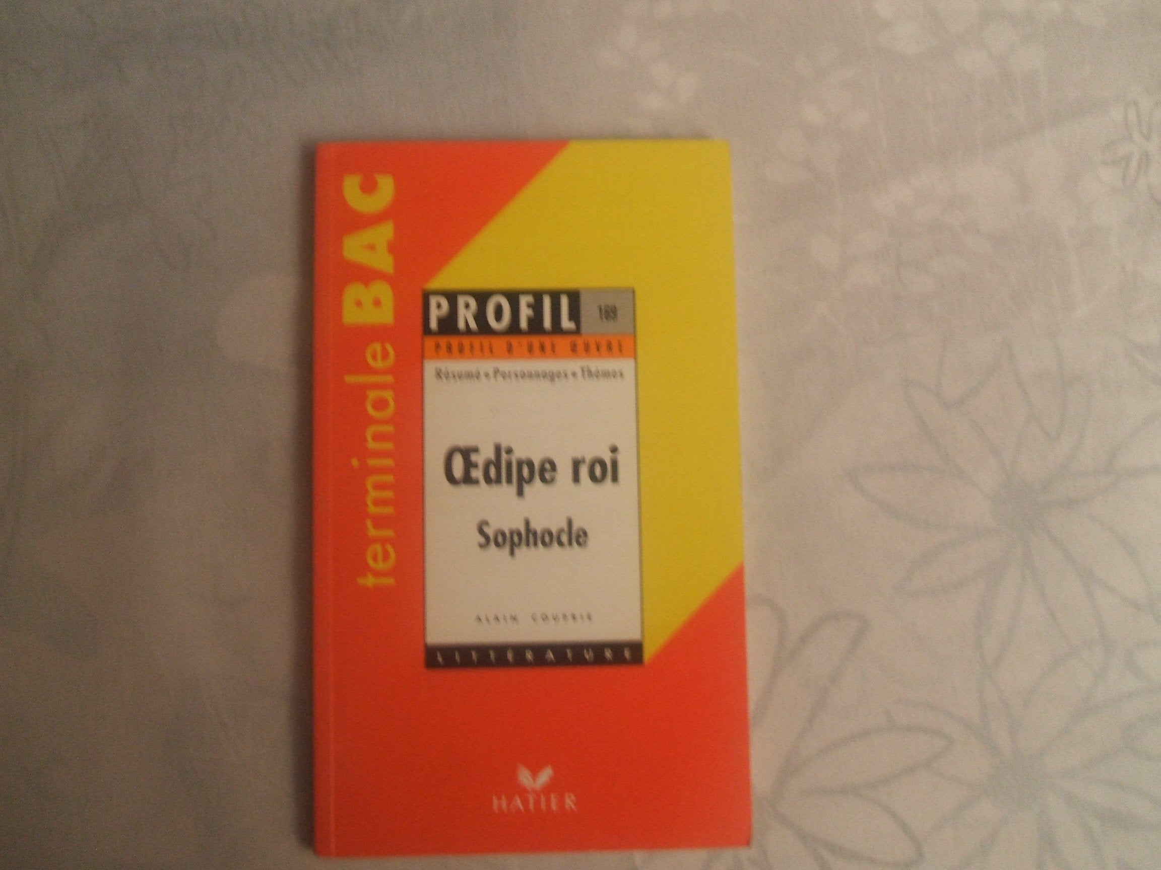 Oedipe Roi (Entre 430 Et 420 Av J-C), Sophocle Books