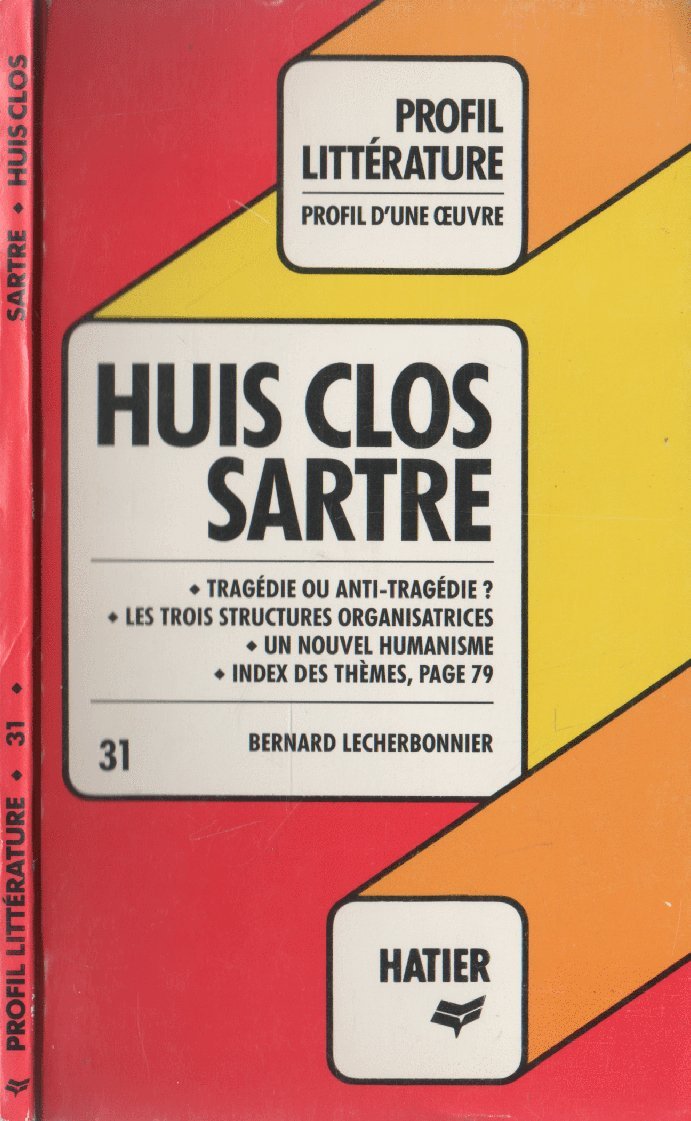 Huis Clos Sarte (Profile Literature) Philosophy
