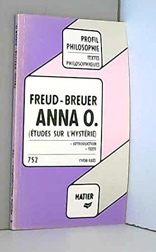 Anna O.: Études sur l'hystérie book