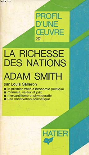 ®la richesse des nations¯, adam smith / analyse critique Books