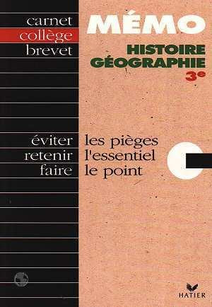 HISTOIRE GEOGRAPHIE 3e book