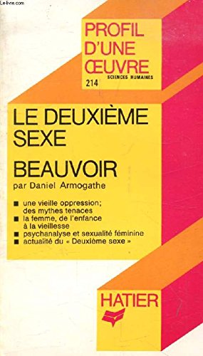 "le deuxieme sexe", simone de beauvoir / analyse critique Books