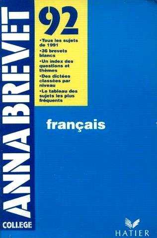 Français h3412 060697 (Hat.Annabrevet) Books
