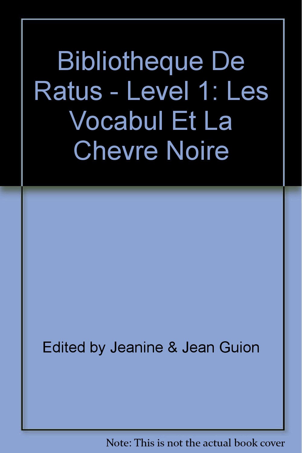 Les Vocabul et la chèvre noire book