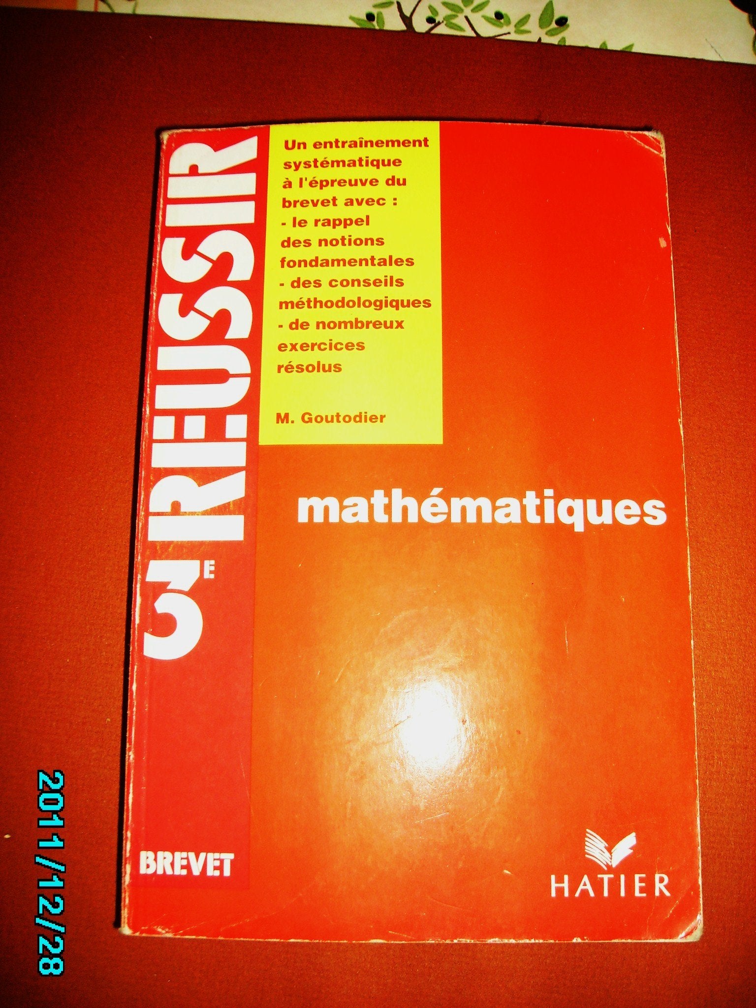 Réussir le brevet mathematiques 112696 book