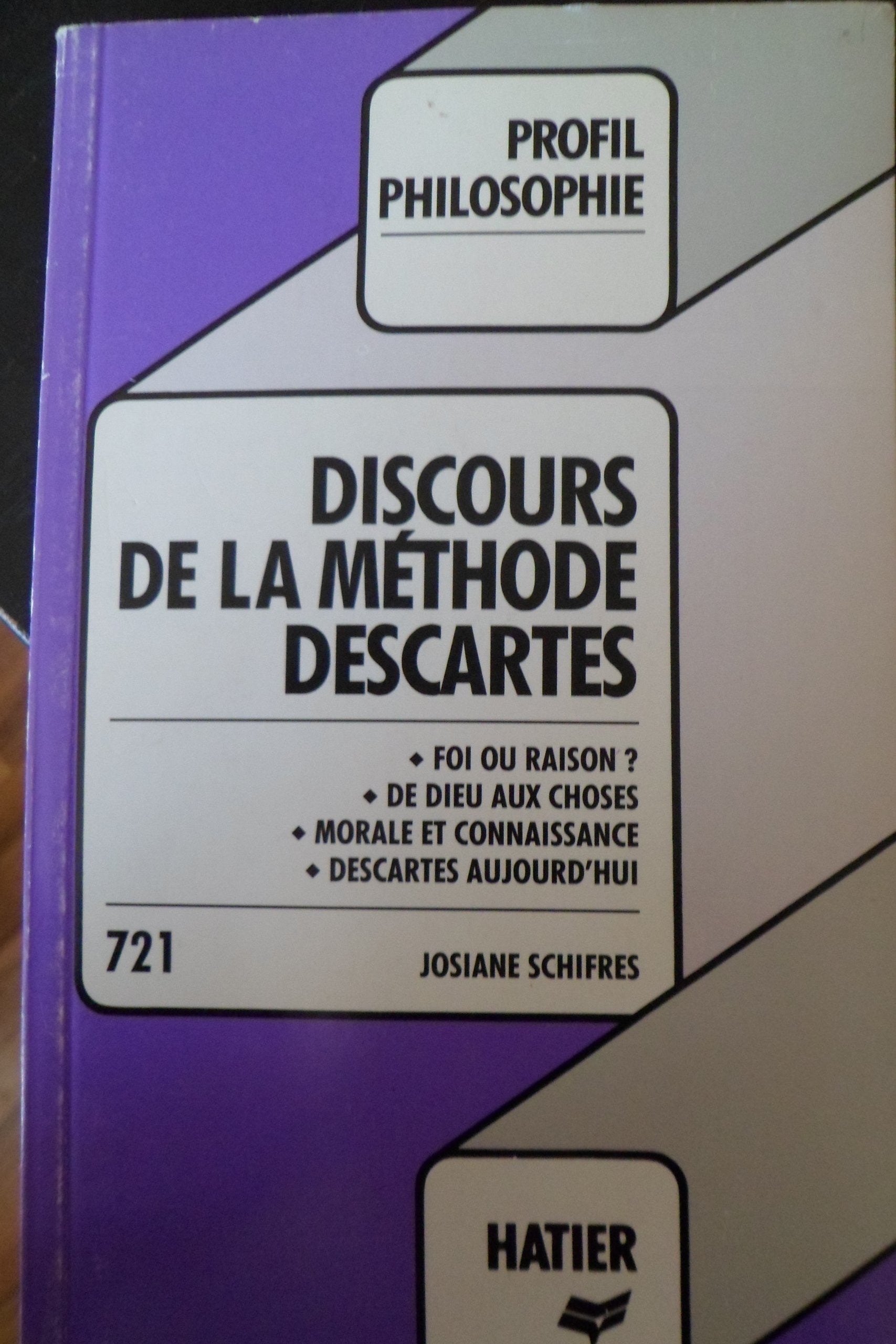 Profil d'Une Oeuvre: Descartes: Discours De La Methode Learning & Reference