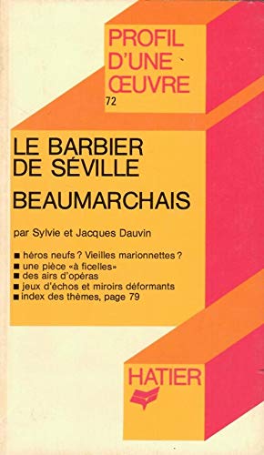 Le Barbier De Seville, Beaumarchais Books
