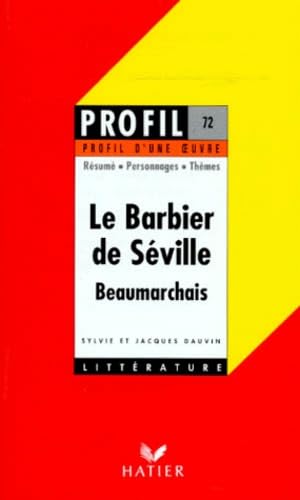 Le Barbier de Séville, Beaumarchais book