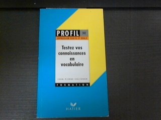 Profil Formation: Testez Vos Connaissances En Vocabulaire Learning & Reference